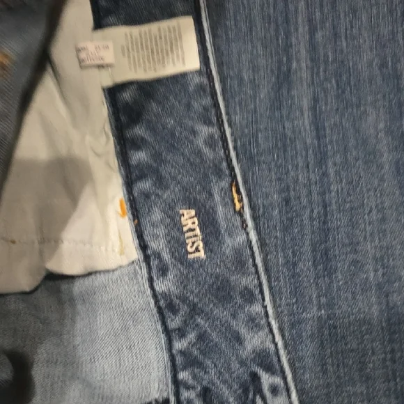 American Eagle Outfitters Blue Wide Leg Jeans - Picture 4 of 5